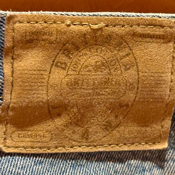 Vintage Brittania 100% Cotton High Waist Baggy Leg Jeans - Picture 4 of 10